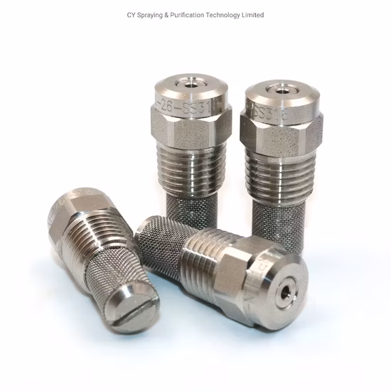 Ss 304 1/4" Aaz-M Fine Mist Atomizing Nozzle M Hydraulic Hollow Cone Atomizing Spray Nozzle M Hydraulic Atomizing Spray Nozzle